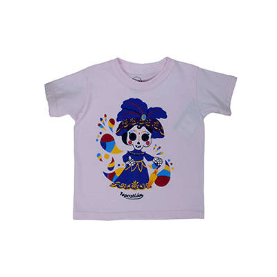 Playera Langer Catrina Bebé Rosa